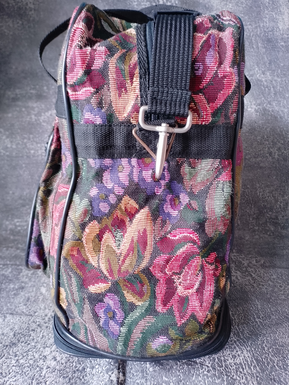 Vintage ARCTICS USA Floral Tote Travel Bag - Expandable - Picture 15 of 16